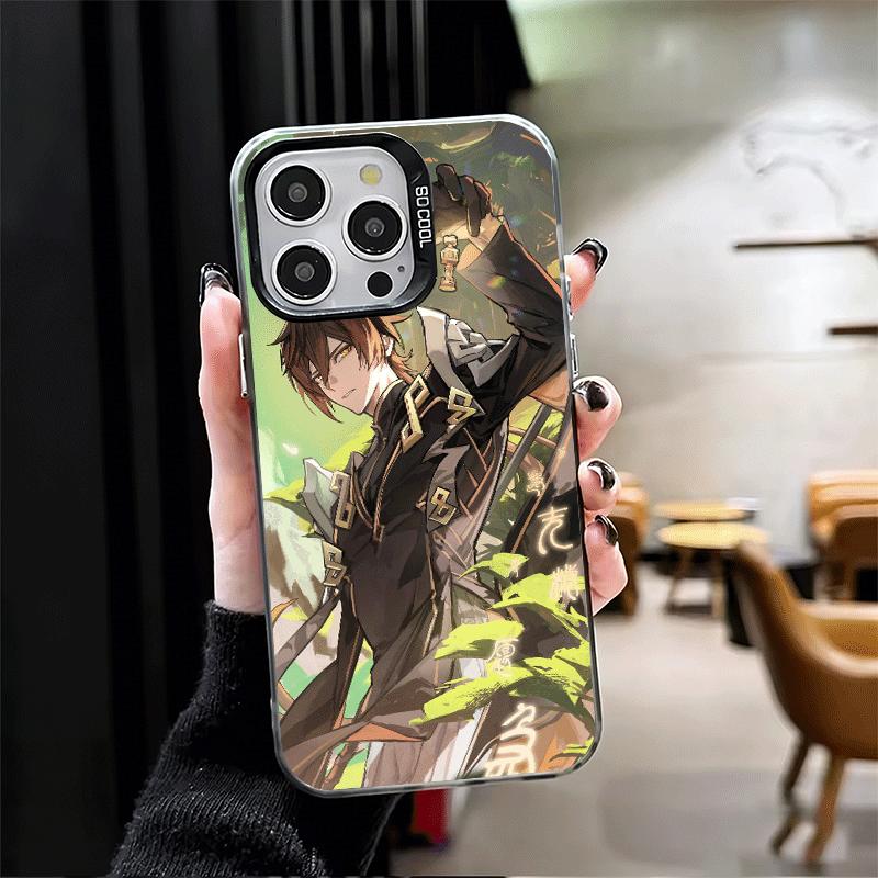 

Genshin Impact Zhongli Shockproof Phone Case for iPhone 17 Air 16 16E 15 Pro Max 14 Plus 13 Mini 12 Back Cover Anti Fall Fundas iPhone 16E