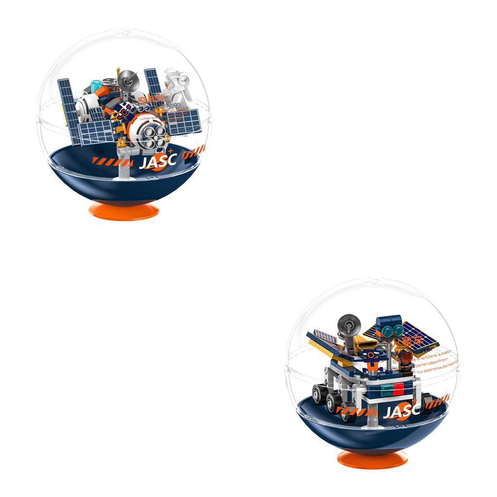 Jaki Space Exploration Series Building Blocks - Aerospace Stacking Balls Kid'S Educational Toy Building Blocks Birthday Toy Gift