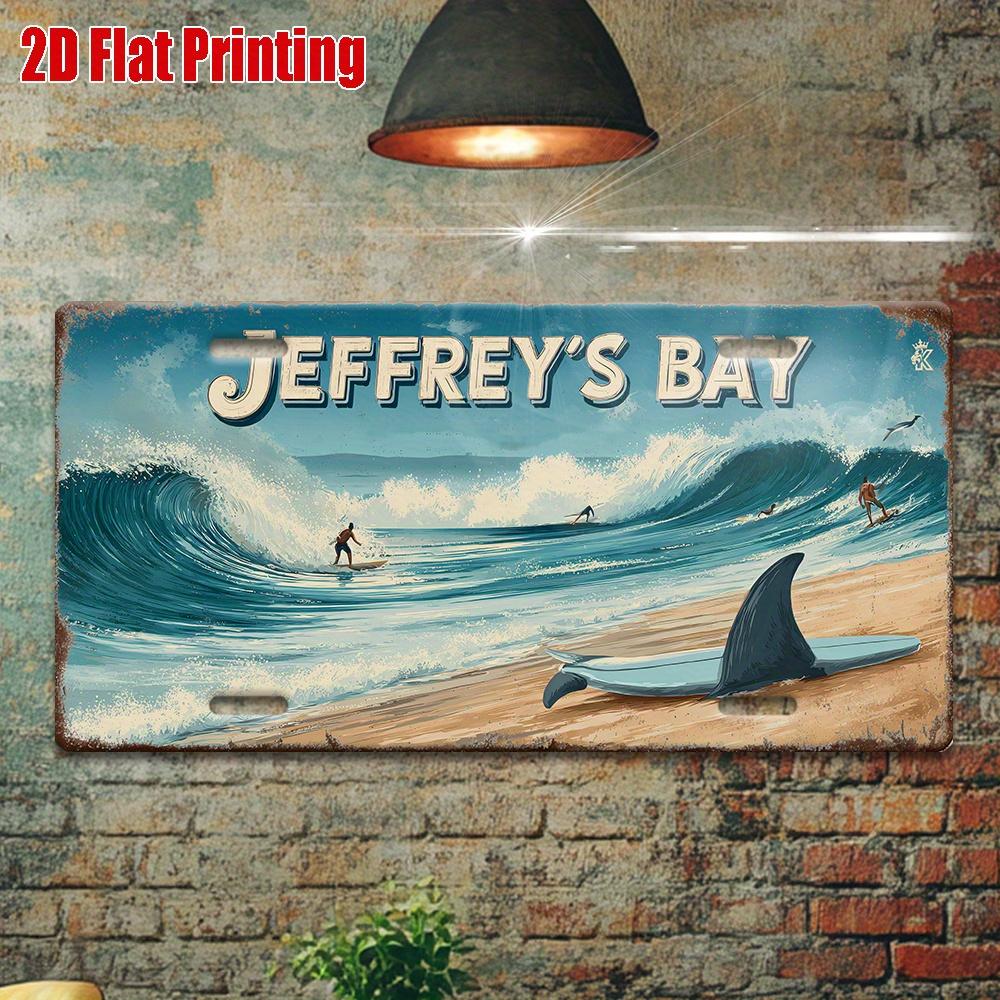 

D Flat Retro Metal Wall Sign in D pc X Inches (X Cm) Industrial Style Design from North Kozani No E 15x30cm(5.9x7.8inch)