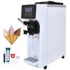 VEVOR Commercial Ice Cream Machine, 10L/H Yield, 900W Single Flavor Countertop Soft Serve Ice Cream Maker, with 4L Hopper 1.6L Cylinder