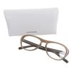 Excellent GENTLE MONSTER Glasses OAA Aviator Glasses Clear Brown Mens Used