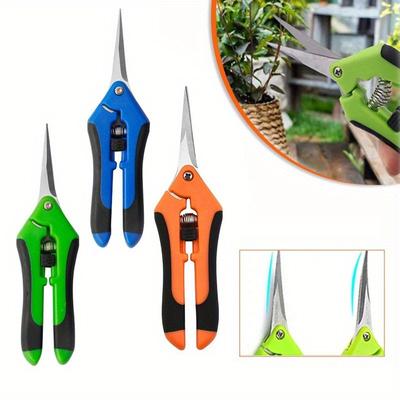 Manual Pruning Shears Garden Pruning Shears Fruit Picking Scissors Ergonomic Handle Garden Pruning Shears Garden Home Potted Branch Pruning Shears