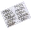 Komplettes Set 14-24mm Größe Schnellverschluss Federstege 1.5/1.8mm Durchmesser Bandgliederstifte Uhrenarmbandstifte Uhrenreparatur