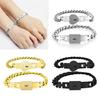 Edelstahl-Schloss für Schlüssel-Armbänder 2x Passende Armbänder Geschenk für Cou
