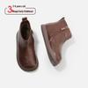 Kids' Korean Style Leather Boots - Autumn/Winter Walker Shoes for Boys and Girls.