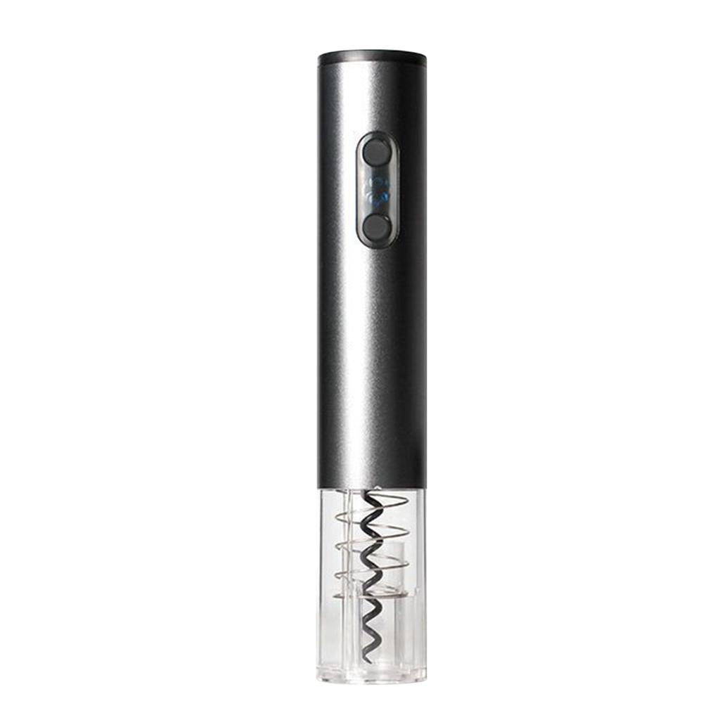 Electric Wine Opener with Foil Cutter Easy Operation Portable 2800mAh Rechargeable Wine Opener Automatic Electric Wine Bottle Corkscrew for Home Part