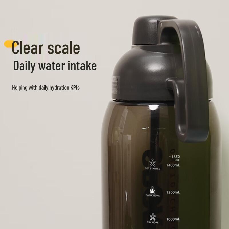 Lock&Lock Large Capacity Sports Water Bottle with Straw ABF872