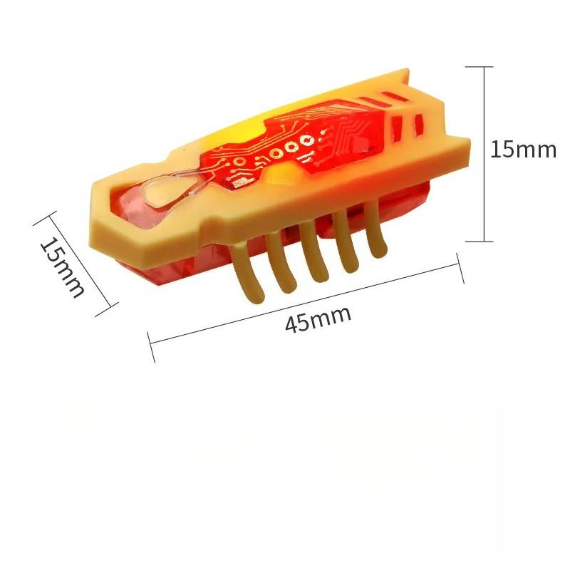 Funny Electric Bugs Cat Toy Automatic Escape Mini Robot Bug Vibration Insect Toys for Cats Battery Operated Cockroach Ladybug