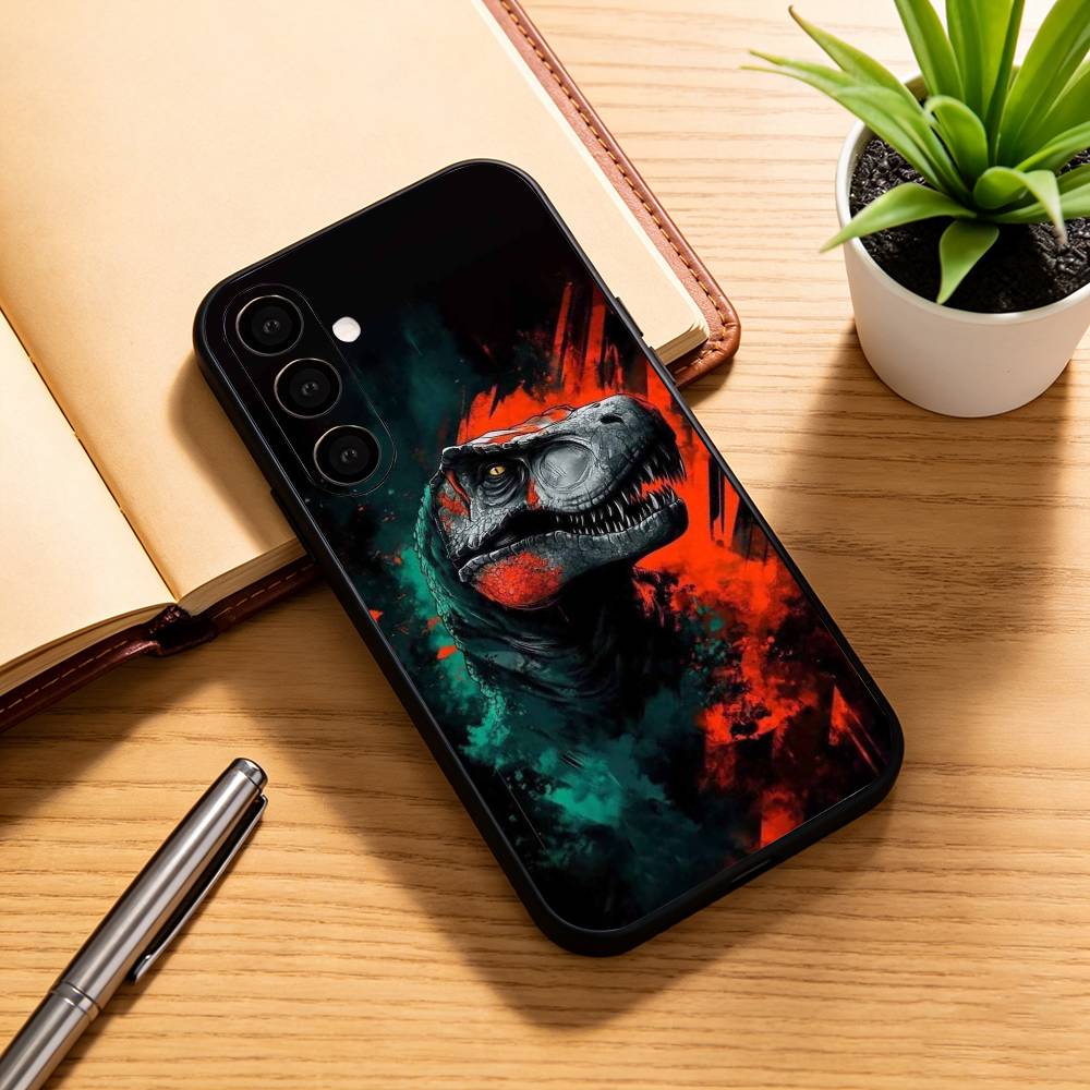 J-Jurassic D-Dinosaur World  Phone Case For Samsung Galaxy A73,A72,A71,A70,A53,A52,A51,Others Soft Black Cover
