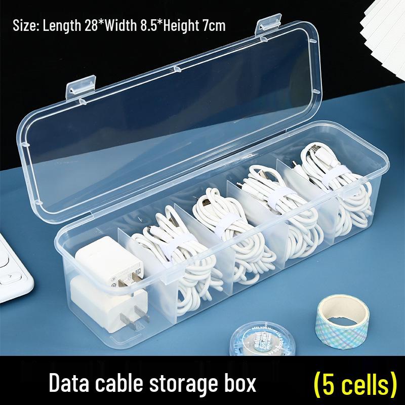 

Органайзер для мобильного кабеля и зарядного устройства: Компактная сумка для хранения для дома и офиса прозрачный