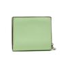 New COACH Snap Wallet Leather Card Holder, Wallet Mini Women's Grass Green C2862-SVTY6