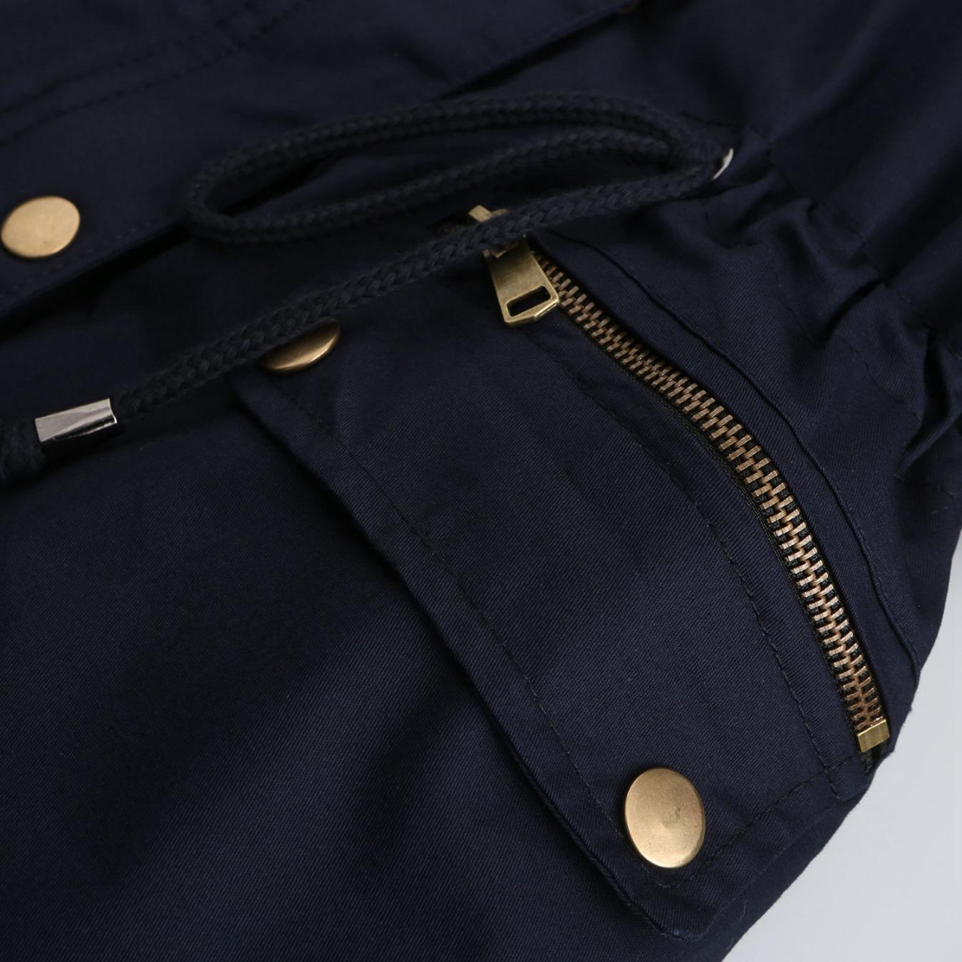 Пальто Parker с капюшоном и воротником — фото 13