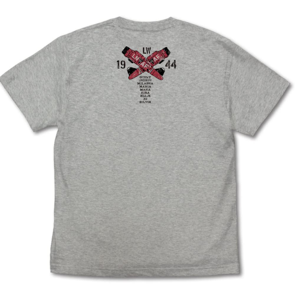 2D Cospa Federation Air Force Air Magic Band Luminous Witches Luminous Witches MIX GRAY L T-shirt