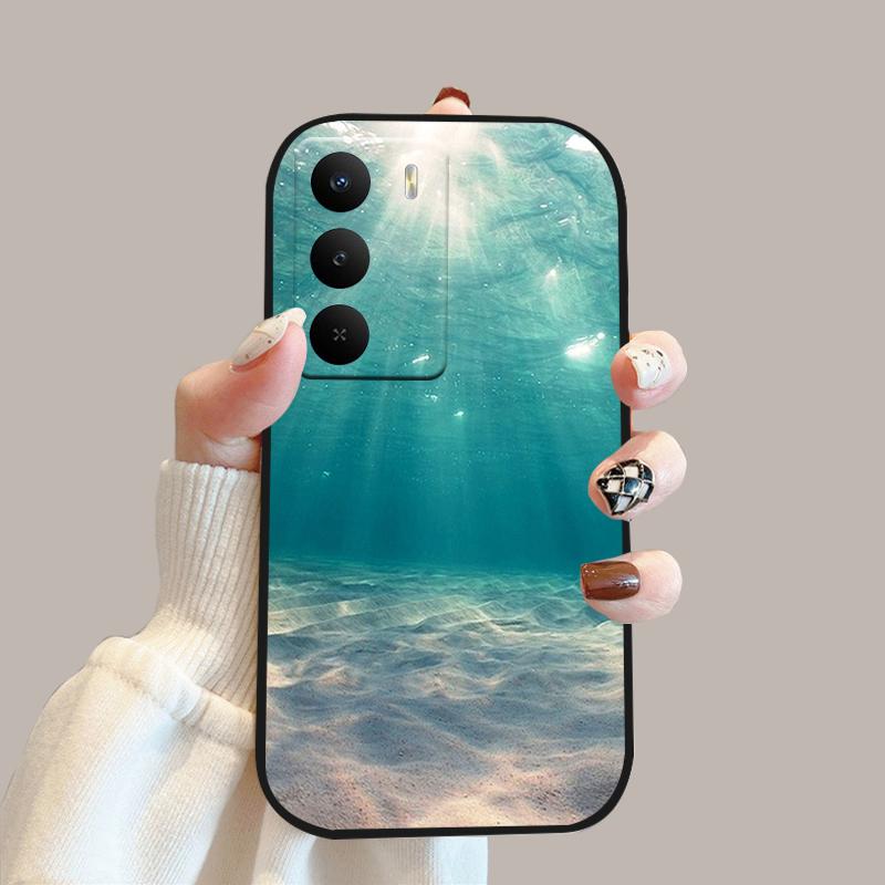 For Realme V60 Pro Case V 60 Pro Silicone Soft TPU Phone Bumper Cover For Realme 14x 5G Fashion Cute Cartoon Protective Fundas