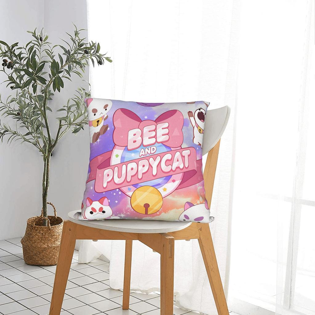 Pillow Case B-Bee And P-Puppycat Comfy Pillow Cover For Wedding Party Home Decor Vintage Pillowcases