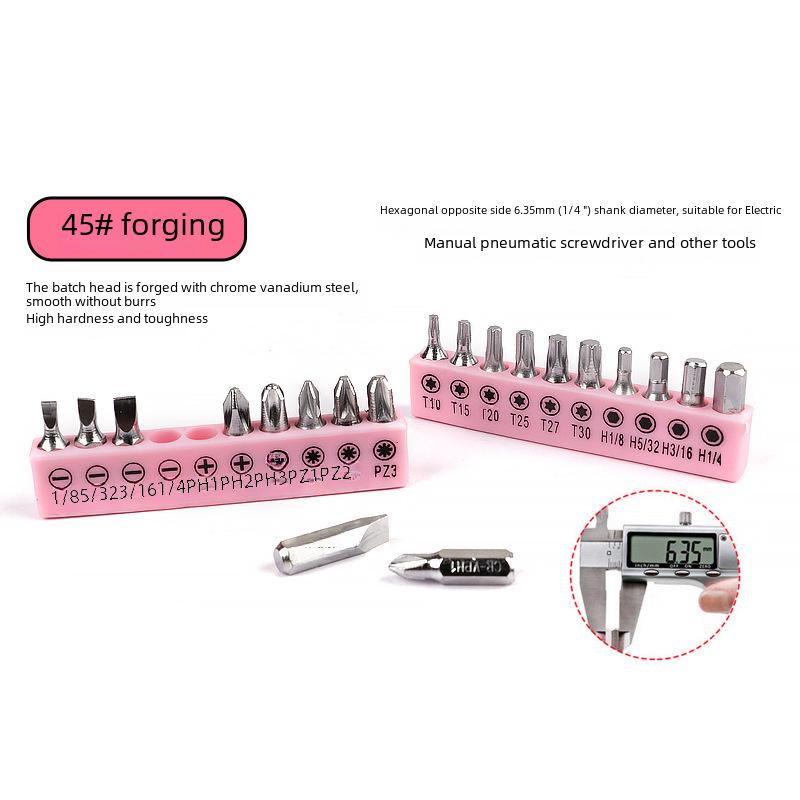 39-Piece Pink Ladies Tool Set with Full Set of Carbon Steel Tools In Colorful Blow Molded Box