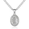 Men'S Items, Personalized Trend Day Chain, Oval Listing Pendant, Character Necklace.