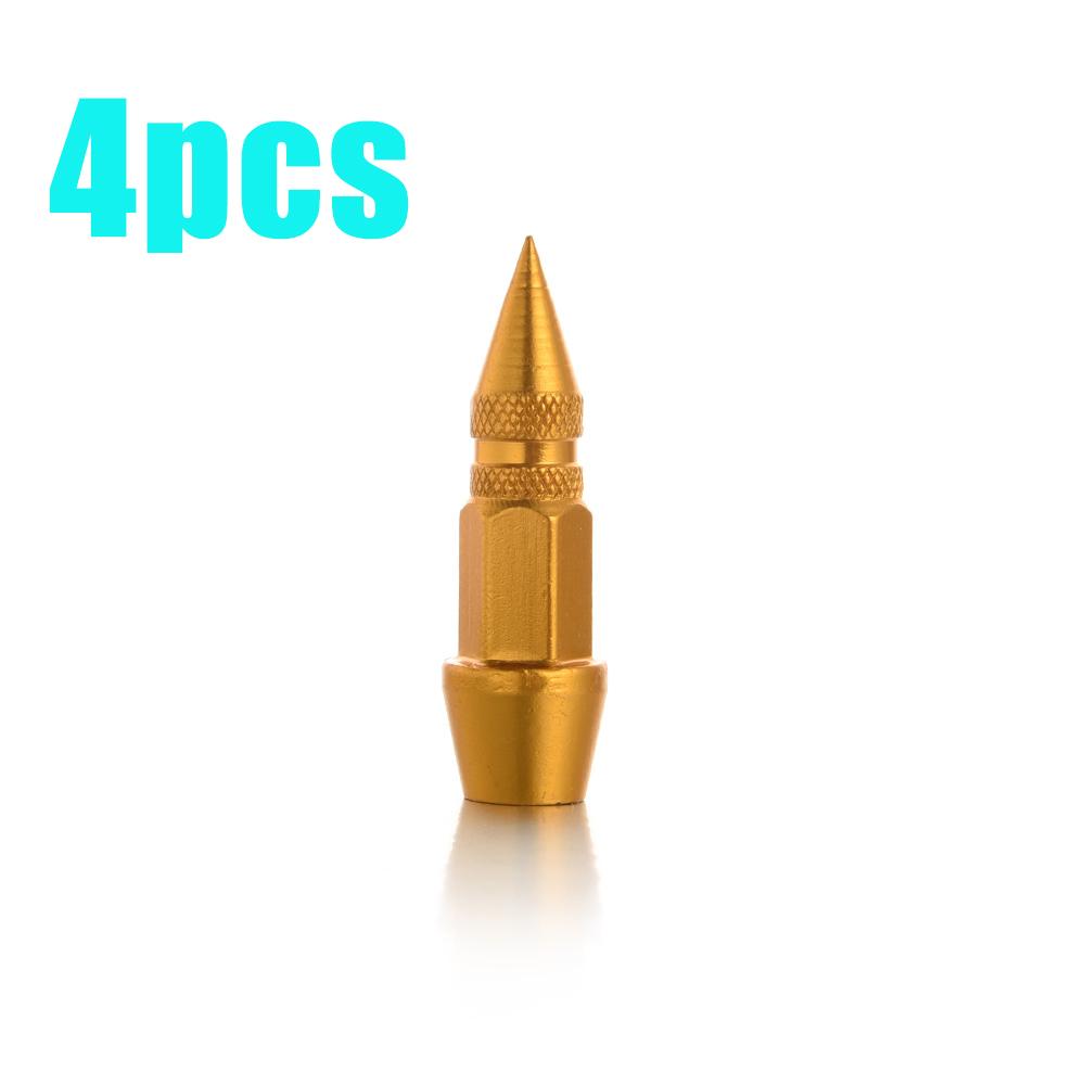 2/4pcs Long Pointed Tire Valve Caps for Automobiles and Motorcycles Tire Valve Cover Wear Parts Car Accessories