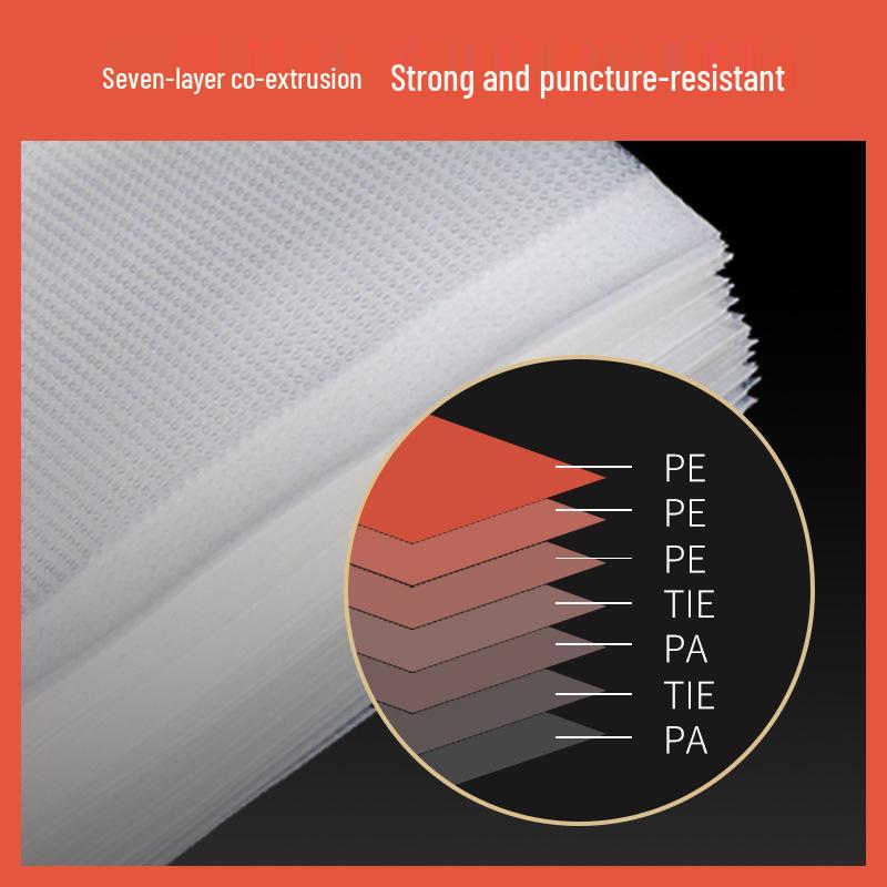 

Текстурированный соэкструдированный вакуумный пакет для продуктов - Утолщенный сетчатый пакет для сохранения свежести 20*30*19 Silk