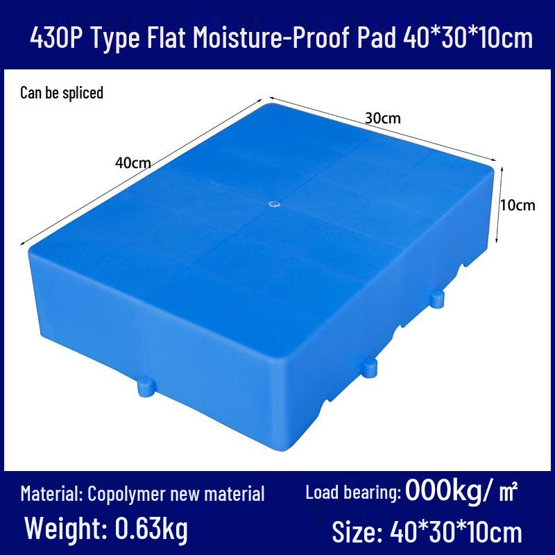 Moisture-Proof Interlocking Plastic Pallet Tray for Warehouse Storage