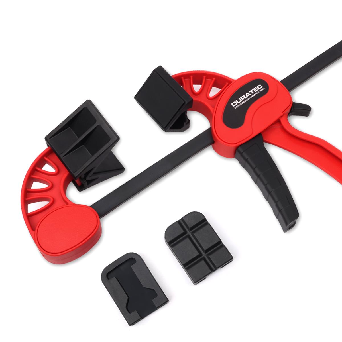 

Woodworking 2-in-1 Quick Clamp with Right Angle Jig 6 /12 Heavy-Duty F-Clamp Adjustable 90° Corner Clamps One-Handed Bar Clip 6 inch