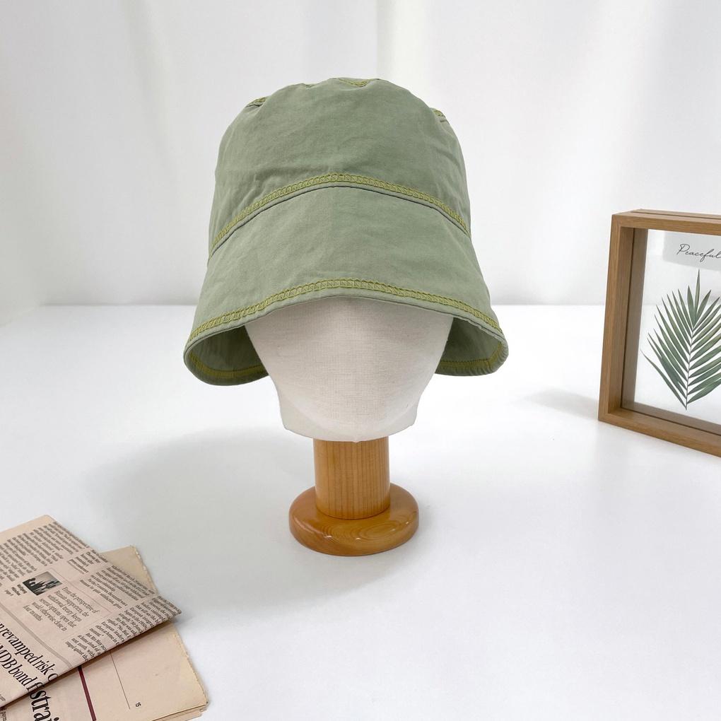 Women's and Men's Daily Stitch Plain Bucket Hat