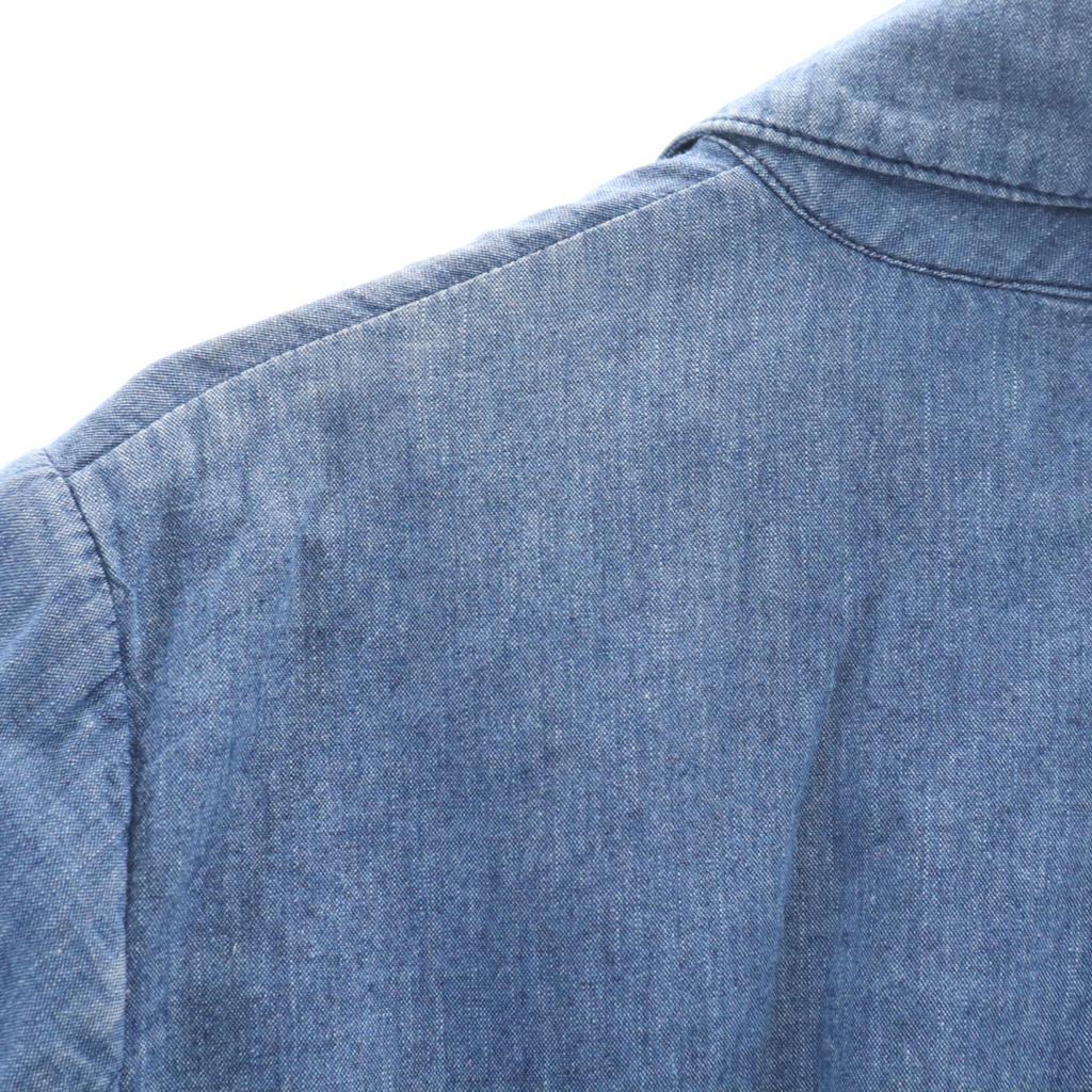 REMI RELIEF Made In Japan Chambray Shirt Jacket M Blue Women Used