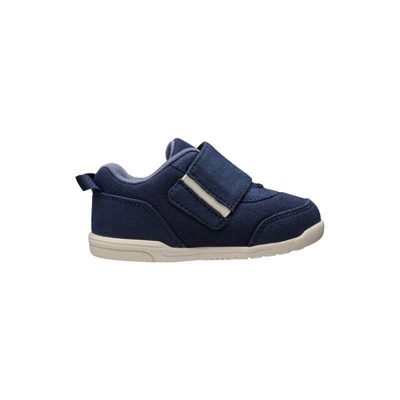 Syunsoku Dětské boty SJB 0990 Námořnická modř 12,0 cm (Unisex, Široký střih, Na suchý zip)