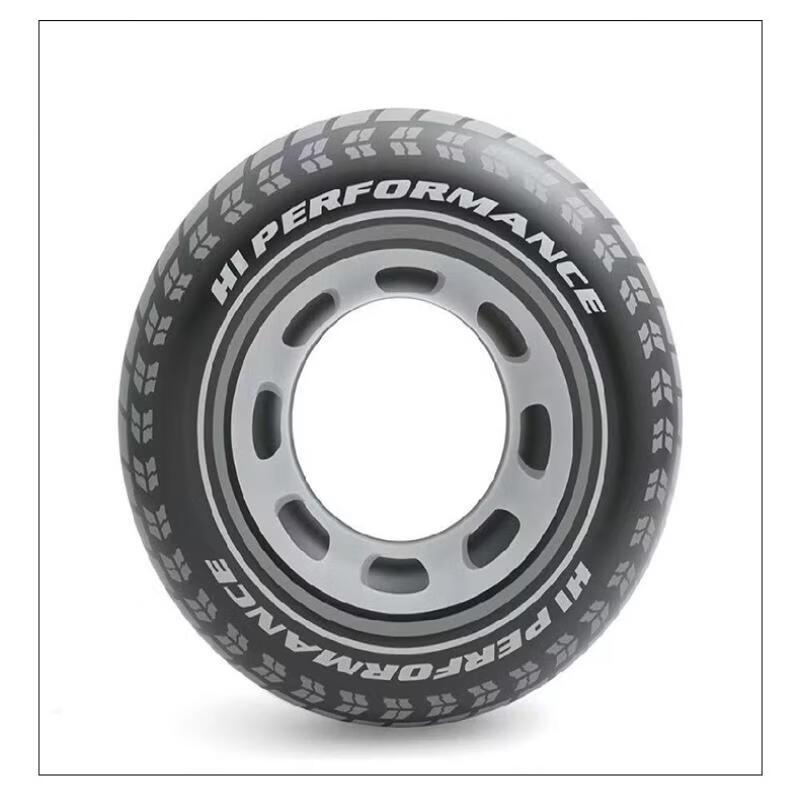 Adult Red Watermelon Tire Swimming Ring