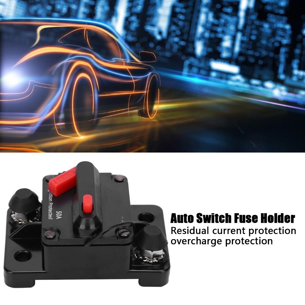 DC12‑42V Circuit Breaker 50A-300A Waterproof Design Auto Switch Fuse Holder Waterproof Fuse Holder Marine Boat