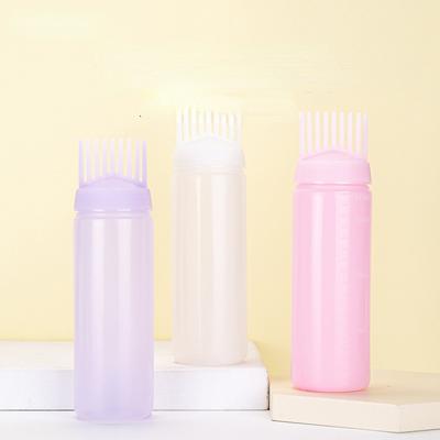 3 Colors Hair Dye Applicator Brush Bottles Dyeing Shampoo Bottle Oil Comb Hair Dye Bottle Applicator Hair Coloring Tools Styling