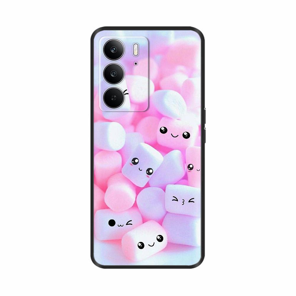 For OPPO Realme 14X Case Lovely Cartoon Butterfly Phone Case Soft Cover For Realme 14X 5G Case RMX5020 Silicone Shockproof Coque
