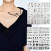 Leg Girls Women Men Body Art Stickers Clavicle Fake Tattoo Temporary Tattoo Stickers Tattoo Decals