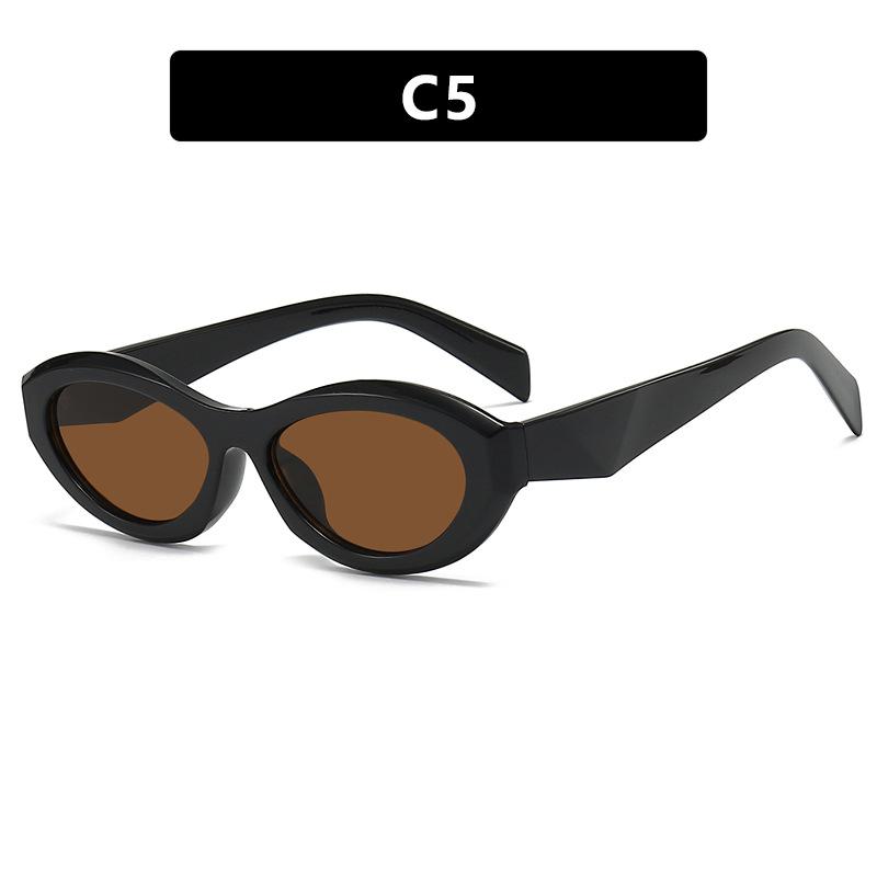 Small Frame Cat Eye Sunglasses Simple Fashion Sunglasses Trendy Concave Sunglasses