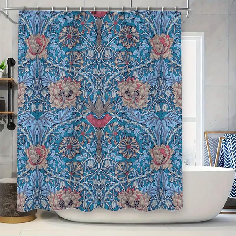 

Cool Cats Pizza Shower Curtain Space Cat Decor For Bathroom 3D Printed Waterproof Fabric Perfect Gift Idea #Showercurtain #Space W60H190(CM)-1 Pcs