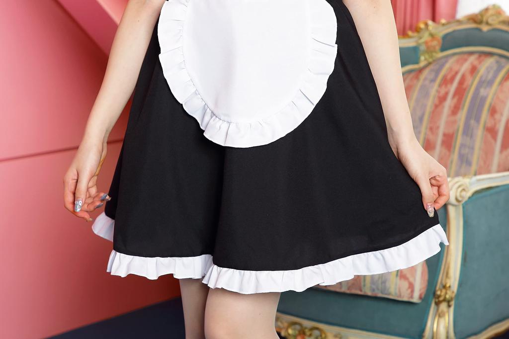 Clearstone Tokimeki Graffiti Cosplay Halloween Cat Ear Maid Black Women's