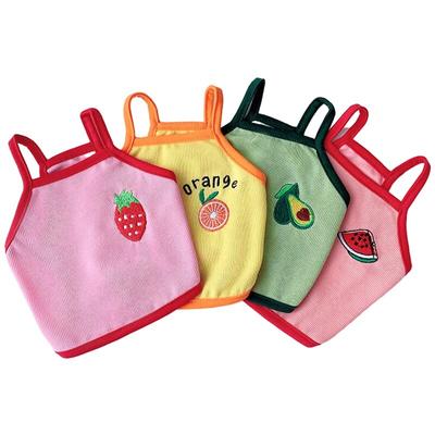 Abbigliamento Estivo per Animali Domestici Abiti per Cuccioli Outfits per Cani Piccoli Medi Gatti Frutta Maglietta per Cani Chihuahua Pug Abbigliamento Costumi XS-XXL
