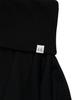 Eogeulliswedou Soft Contrast Flare Skirt (Black)