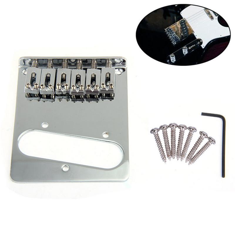 Black 6 String Guitar Tremolo Bridge+Boat Jack+Neck Plate for Stratocaster Replacement