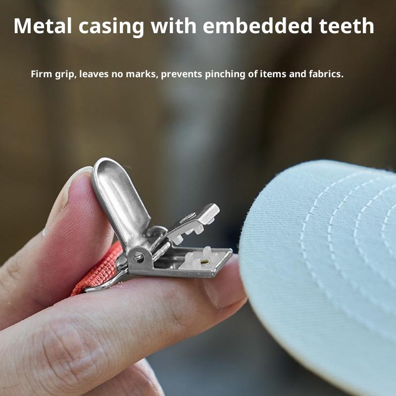 Outdoor Travel Straw Hat Clip Portable Hat Bag Clip Glove Clip Organizer Baseball Cap Holder Hats Brim Hanging Hook