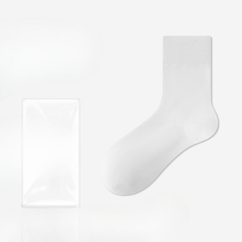 Male Autumn and Winter Commercial Cotton Anti Bacterial Sweat Absorption Deodorant Socks