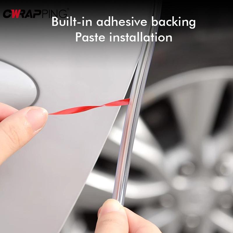 5M Transparent Car Door Protection Edge Scratch Protector Strips PVC Auto Anti-collision Sealing Strip Door for Car Accessories