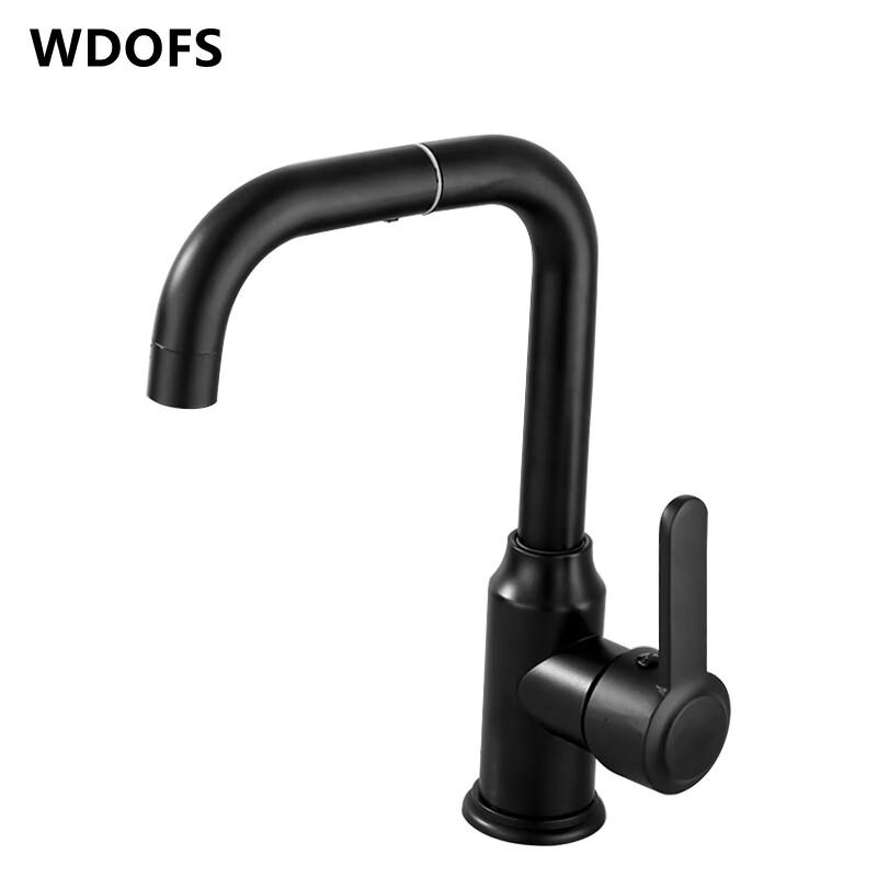 WDOFS 304 Stainless Steel Hot & Cold Swivel Kitchen Faucet