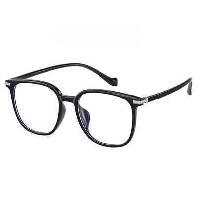 Nowe okulary optyczne w stylu koreańskim z kwadratową oprawką, casualowe, zgodne z trendami celebrytów internetowych, okulary na miopię TR, okulary bez mocy
