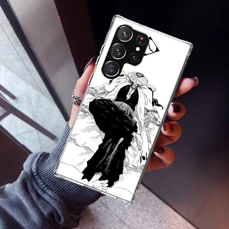 Bleach Kyoraku Shunsui Phone Case For Samsung Galaxy S26 S25 Edge S24 S23 Ultra S22 Plus S21 S20 FE Soft TPU Back Cover Funda Ga