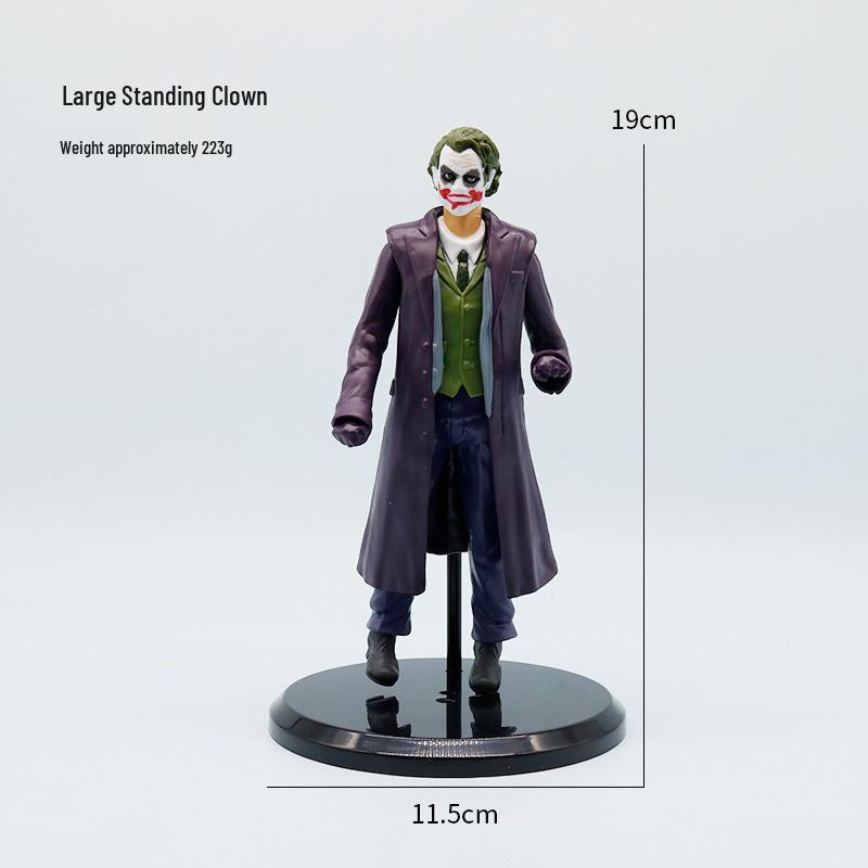 Heath Ledger Joker Figure: Purple Coat with Accessories & Movable Parts