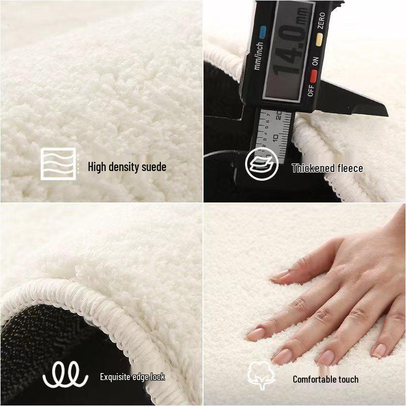Cream Style Retro French Luxury Bedroom and Living Room Anti-Slip Floor Mat 2024