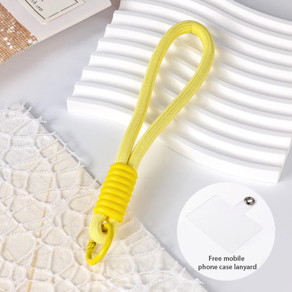 Multicolor Knot Mobile Phone Lanyard Creative Short Braided Lanyard Mobile Phone Case Key Ring Can Be Detachable To Preve