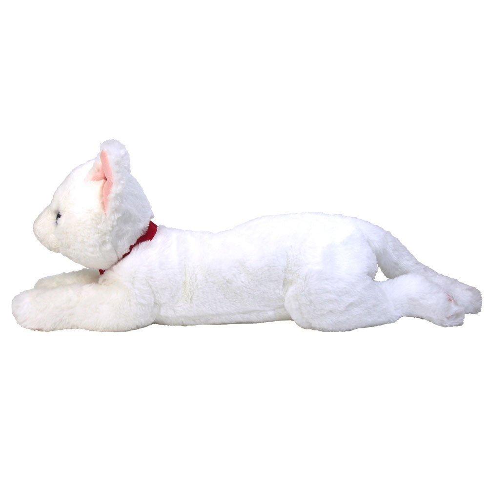 Sunlemon Knee Cat Odd Eye White M 17 X 18 X 47cm Stuffed Animal P-1832