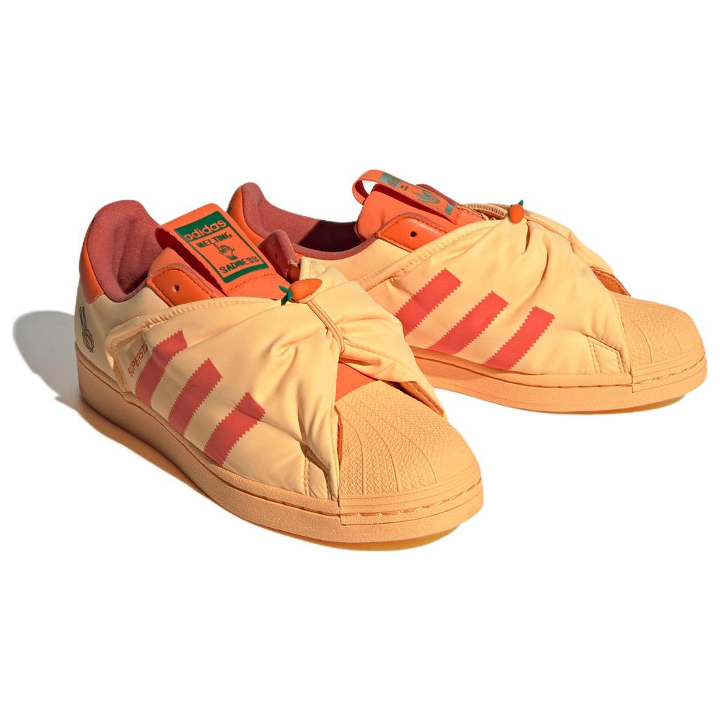 New Melting Sadness X adidas originals Superstar Orange Green ID9475